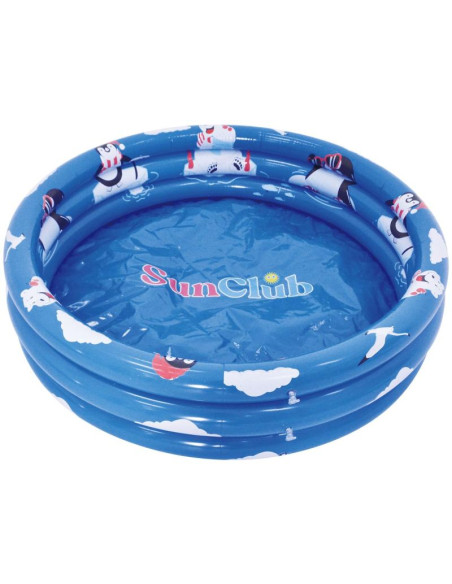 Basen dziecięcy 3-pierścieniowy pingwiny 100x23cm 51231
