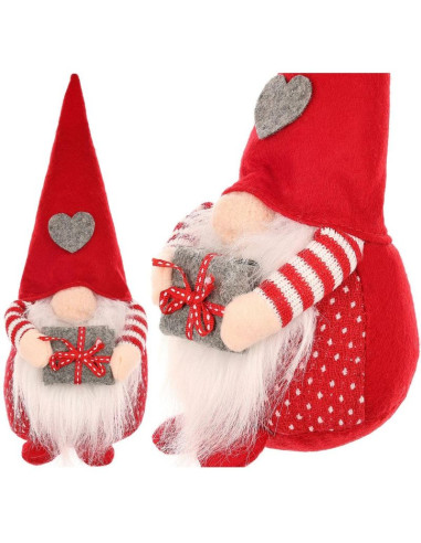 Mikołaj z prezentem 50cm