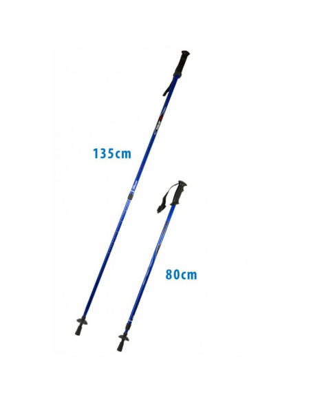 Kijki trekingowe classic niebieski