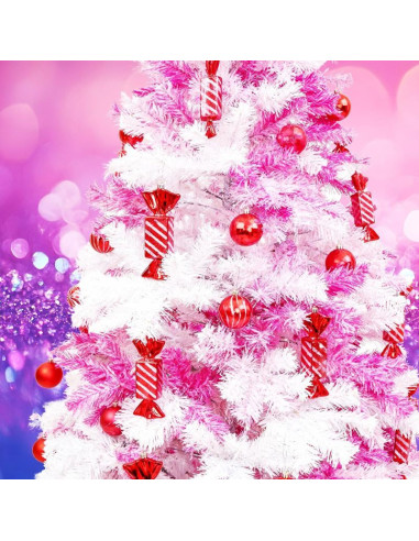 Bombka formówka plastikowa bezpieczna 15cm cukierki 8szt mica