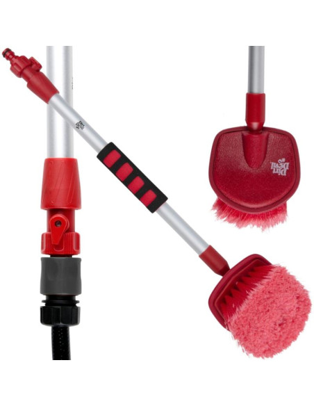 Szczotka do mycia samochodu z zaworem do węża ogrodowego 61m dirt devil