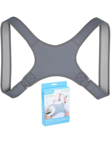 Koordynator wad postawy pleców ramion szary