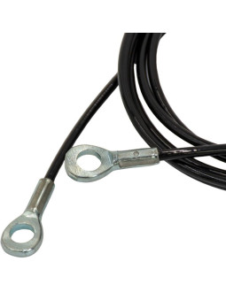 Linka do atlasu 256cm oczko oczko stalowa pvc 2