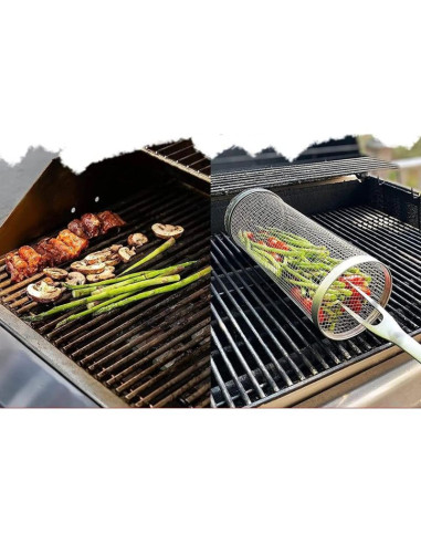 Koszyk do grillowania warzyw 9x9x20cm 2szt