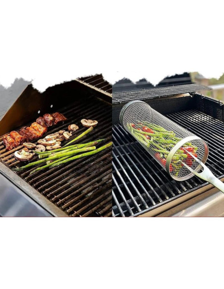 Koszyk do grillowania warzyw 9x9x20cm 2szt