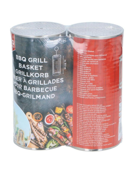Koszyk do grillowania warzyw 9x9x20cm 2szt