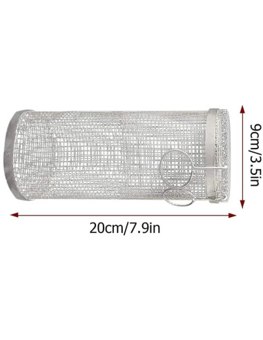 Koszyk do grillowania warzyw 9x9x20cm 2szt