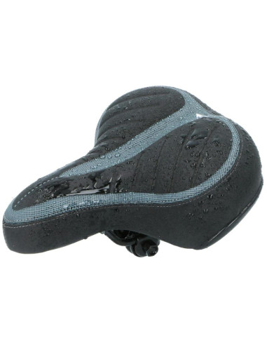 Siodło rowerowe turystyczne miejskie na sprężynach 20x25cm dunlop