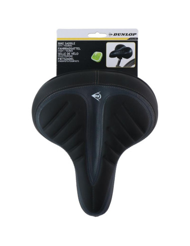Siodło rowerowe turystyczne miejskie na sprężynach 20x25cm dunlop