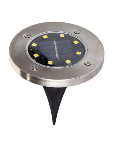 Lampa solarna 8 led smd do wbicia w podłoże kpl.4szt