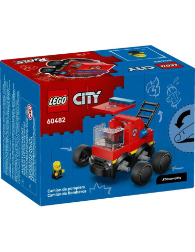 Lego city 60482 wyścigówki: ciężarówka strażacka