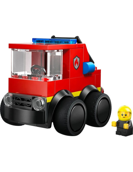 Lego city 60482 wyścigówki: ciężarówka strażacka