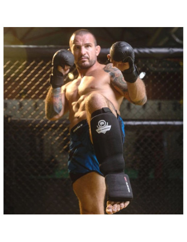 Elastyczne ochraniacze na piszczele m - shinrage black