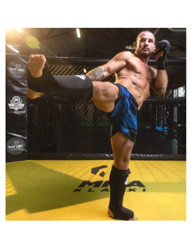 Elastyczne ochraniacze na piszczele m - shinrage black