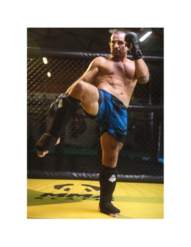 Elastyczne ochraniacze na piszczele m - shinrage black