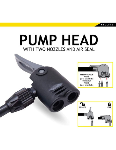 Pompka warsztatowo  rowerowa dunlop 174psi (12bar)