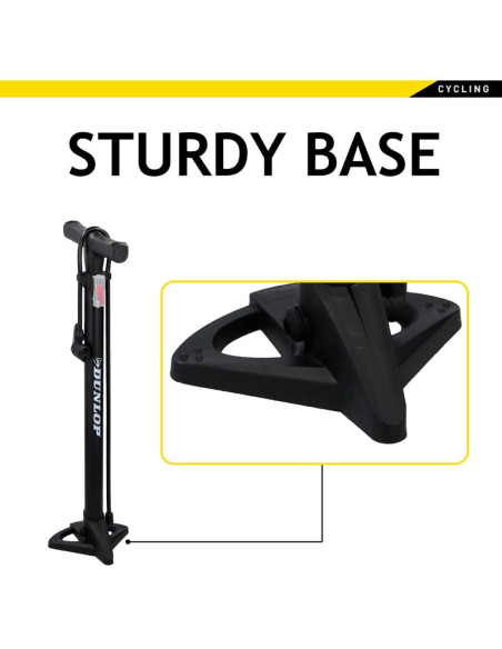 Pompka warsztatowo  rowerowa dunlop 174psi (12bar)