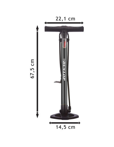 Pompka warsztatowo  rowerowa dunlop 174psi (12bar)