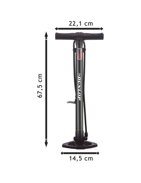 Pompka warsztatowo  rowerowa dunlop 174psi (12bar)