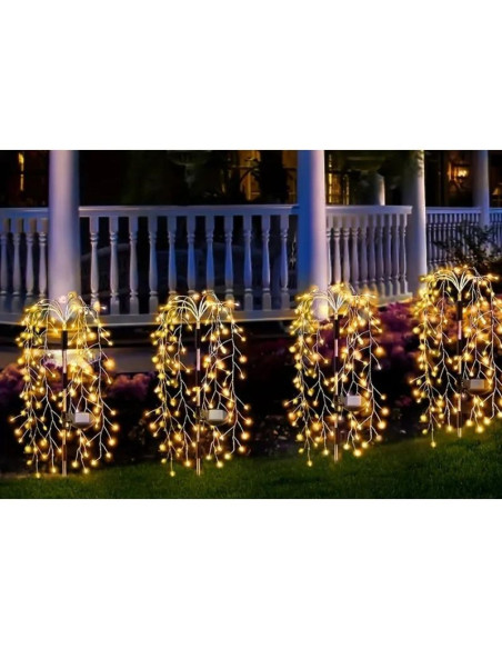 Lampa solarna  drzewko fajerwerki 72cm 120 led