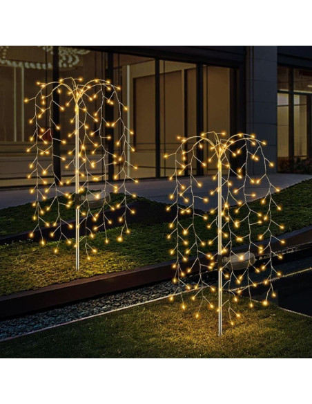 Lampa solarna  drzewko fajerwerki 72cm 120 led