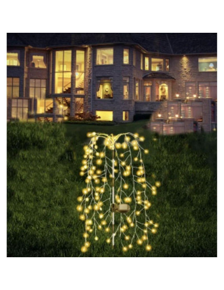 Lampa solarna  drzewko fajerwerki 72cm 120 led