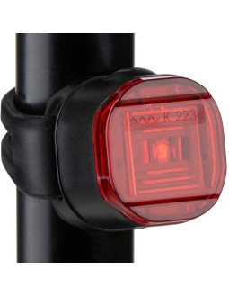 Lampka rowerowa na tył led usb-c certyfikat dunlop 2