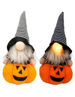 Figurka dekoracyjna na dyni 35cm led halloween  pomarańczowy 2