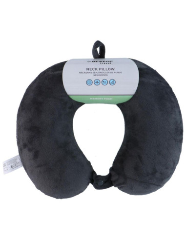 Poduszka podróżna zagłówek piankowa dunlop szary