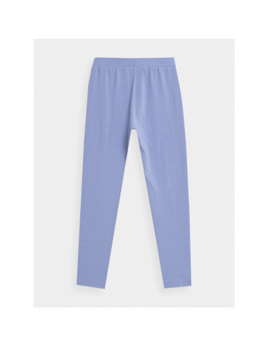 Legginsy bawełniane elastyczne dziewczęce 4f junior