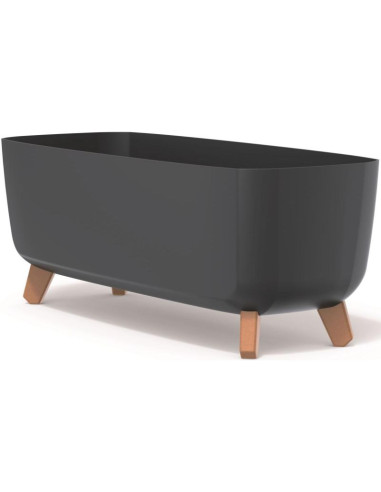 Doniczka gracia case 39x19,5cm antracyt