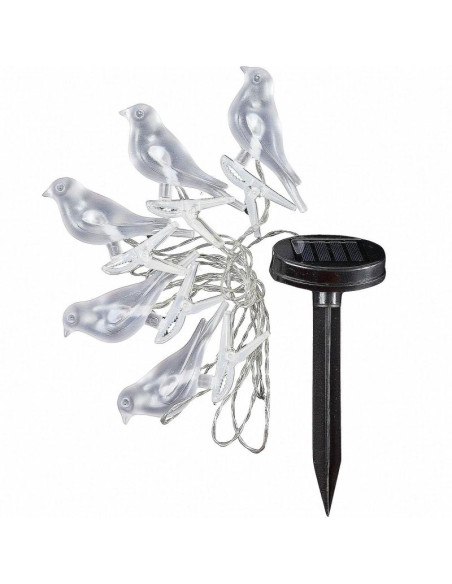 Lampa solarna girlanda ogrodowa party light ptaszki 5led