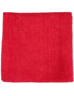 Ściereczka do czyszczenia bezszwowa microfibra 30x30cm 20szt dirt devil czerwona 2
