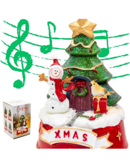 Dekoracja świąteczna grająca bałwan