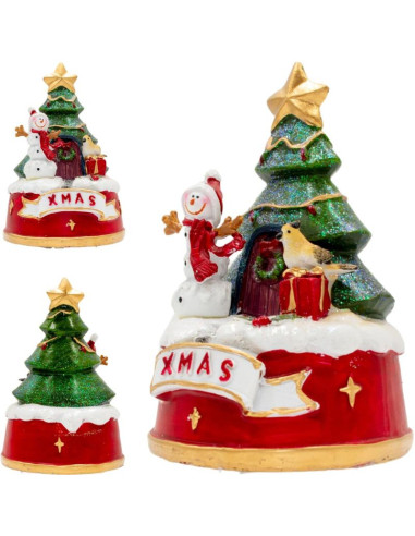 Dekoracja świąteczna grająca bałwan