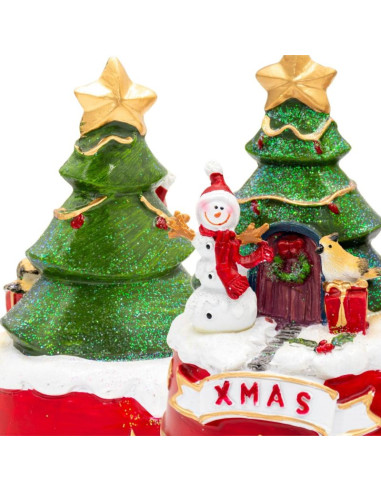 Dekoracja świąteczna grająca bałwan