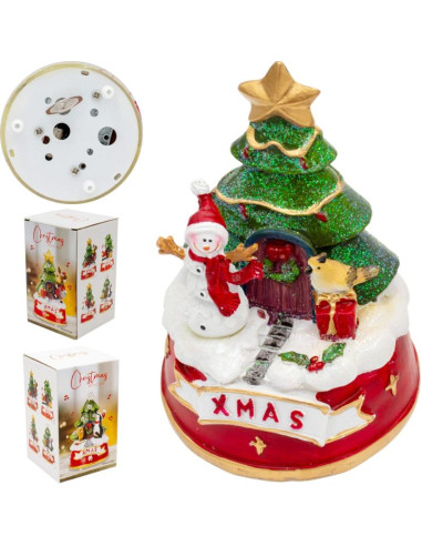 Dekoracja świąteczna grająca bałwan