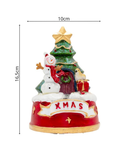 Dekoracja świąteczna grająca bałwan