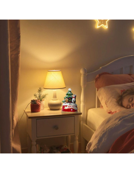 Dekoracja świąteczna grająca pingwin