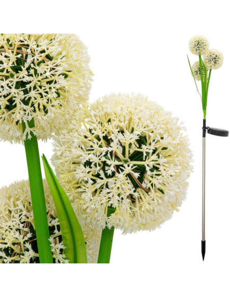 Lampa solarna mniszek lekarski 48 led 78cm