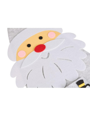 Kalendarz adwentowy mikołaj szary