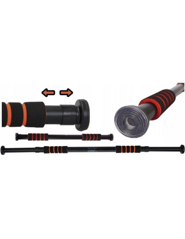 Drążek rozporowy regulacją 63-96cm xqmax czarny