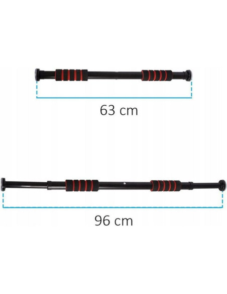 Drążek rozporowy regulacją 63-96cm xqmax czarny