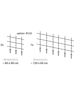 Podpora do roślin floo supports 60x120cm zielony leśny 2