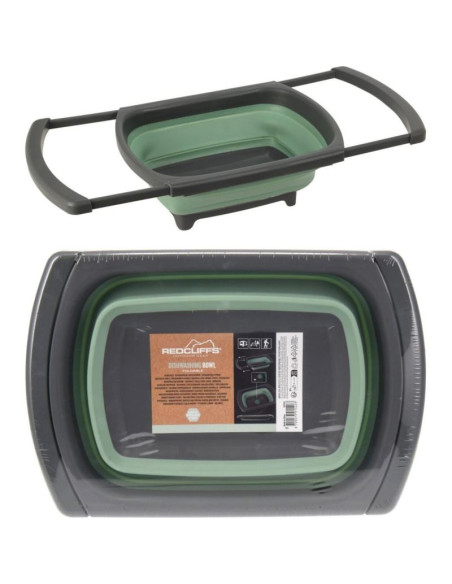 Miska turystyczna składana zlew z odpływem 26x29cm redcliffs