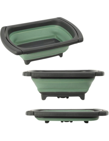 Miska turystyczna składana zlew z odpływem 26x29cm redcliffs