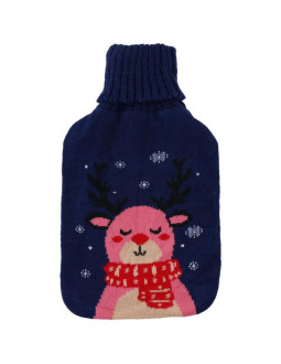 Termofor gumowy w pokrowcu alpina 1,7l granatowy