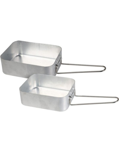 Menażka miski turystyczne do zapiekania casserole 2szt. aluminium redcliffs