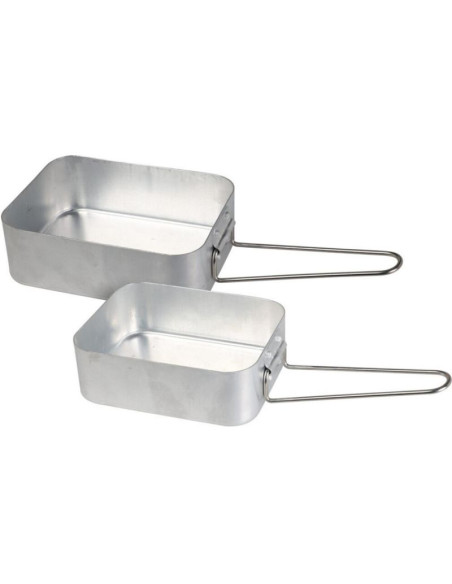 Menażka miski turystyczne do zapiekania casserole 2szt. aluminium redcliffs