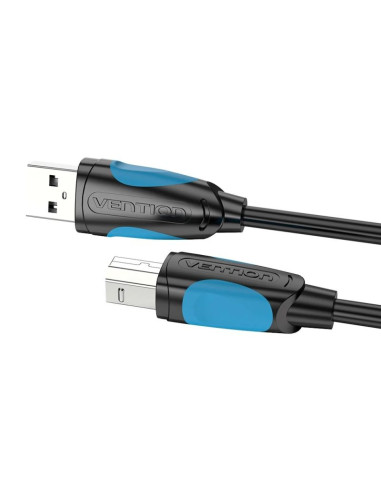 Kabel do drukarki usb-a do usb-b vention 480mbps 5m czarny